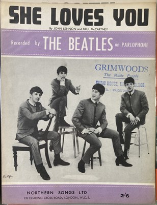 Lot 86 - THE BEATLES - SHEET MUSIC COLLECTION.