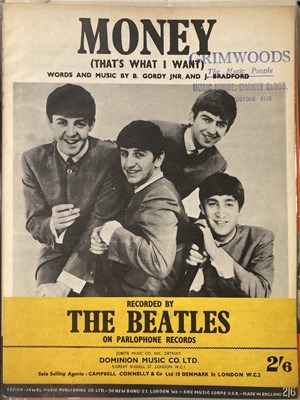 Lot 86 - THE BEATLES - SHEET MUSIC COLLECTION.