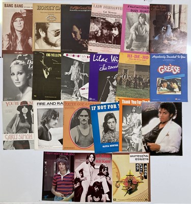 Lot 75 - 1970S SHEET MUSIC - ROCK AND POP.