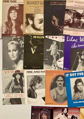 Lot 75 - 1970S SHEET MUSIC - ROCK AND POP.