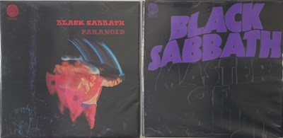 Lot 52 - BLACK SABBATH - PARANOID/ MASTER OF REALITY LP PACK (UK VERTIGO SWIRLS)