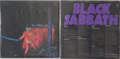 Lot 52 - BLACK SABBATH - PARANOID/ MASTER OF REALITY LP PACK (UK VERTIGO SWIRLS)