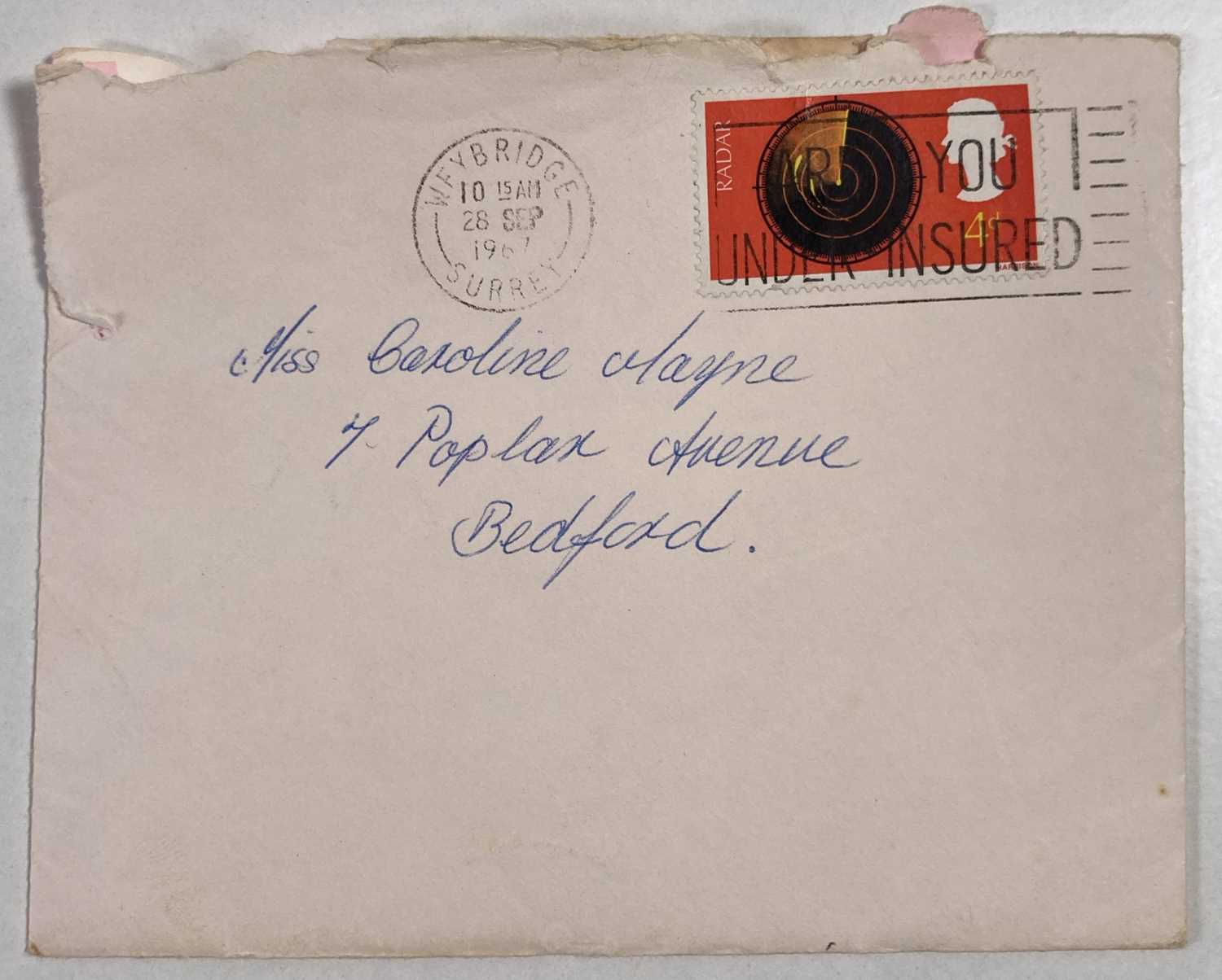 Lot 167 - THE BEATLES - TWO HANDWRITTEN LETTERS BY