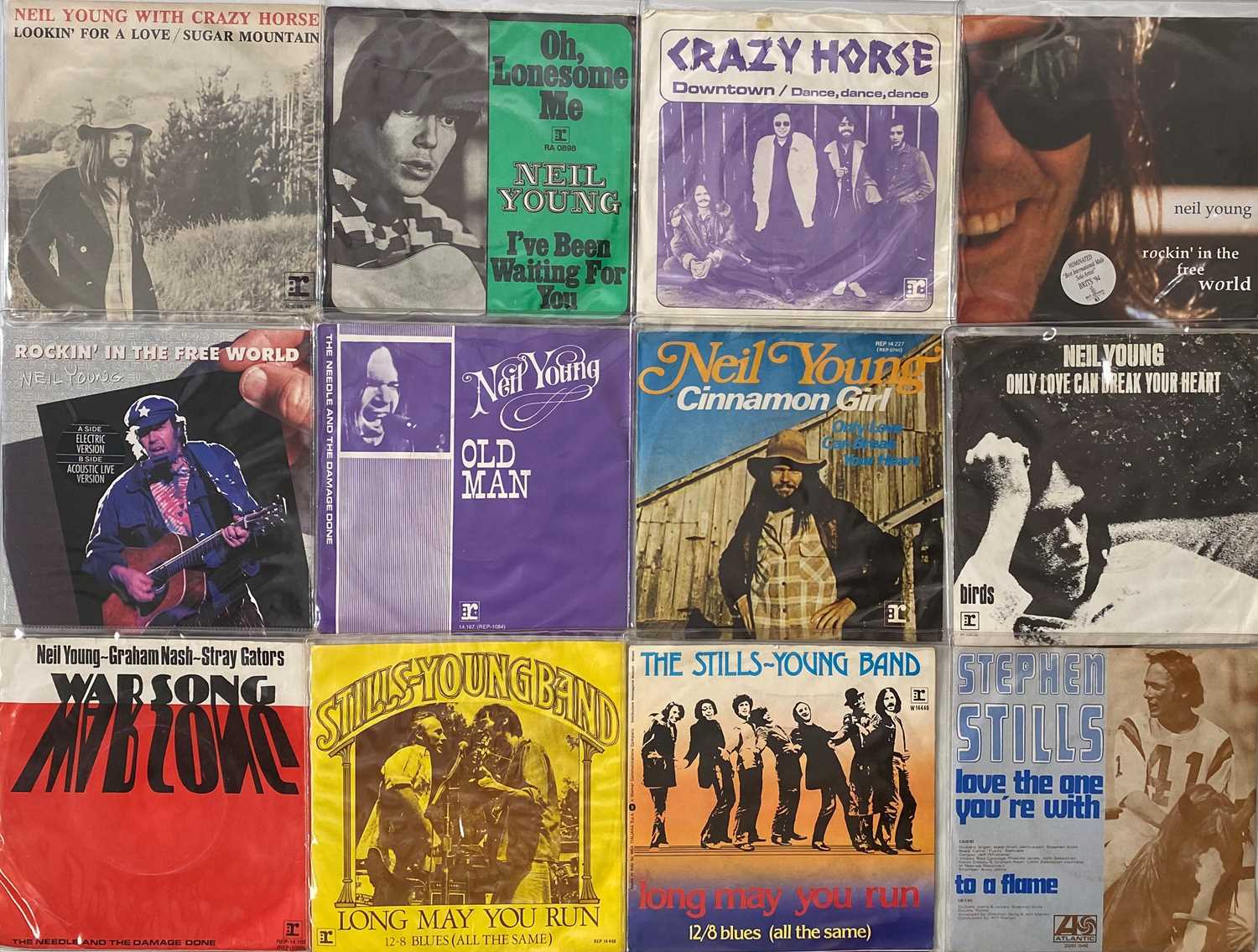 Lot 707 - CSNY & RELATED - 7" COLLECTION