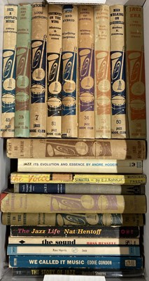 Lot 103 - JAZZ BOOKS COLLECTION.