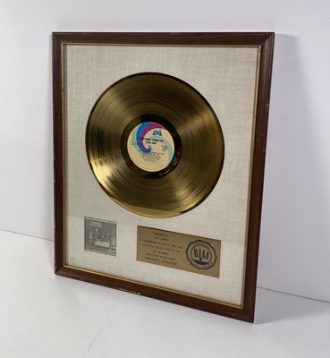 Lot 327 - ELTON JOHN - GOLD RIAA DISC AWARD FOR TUMBLEWEED CONNECTION.