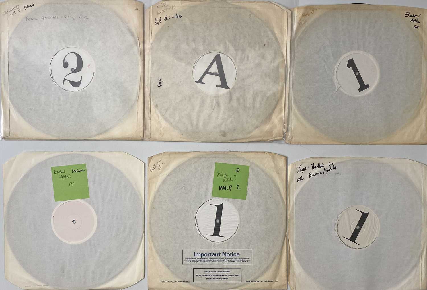 Lot 733 - NEW WAVE/ALT/SYNTH/AVANT/ELECTRO/EXPERIMENTAL - LPs/12" (MANY TEST PRESSINGS)