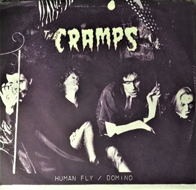 Lot 66 - THE CRAMPS - HUMAN FLY / DOMINO (OG GLOW IN THE DARK SLEEVE / VENGEANCE 668)