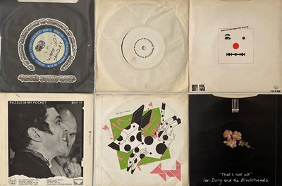Lot 2 - IAN DURY & THE BLOCKHEADS - 7" COLLECTION (INCLUDING ACETATE AND TEST PRESSING)