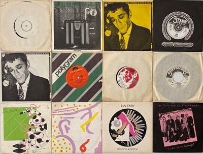 Lot 3 - IAN DURY & THE BLOCKHEADS - 7" COLLECTION