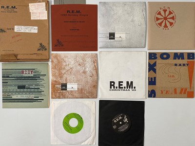 Lot 4 - R.E.M. - 7" COLLECTION (LARGELY MAIL ORDER CHRISTMAS RELEASES)