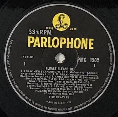 Lot 34 - THE BEATLES - PLEASE PLEASE ME LP (PMC 1202 - FOURTH MONO WITH FIRST PRESSING SLEEVE)
