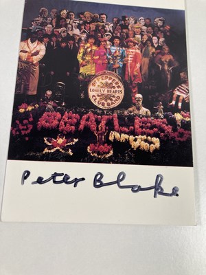 Lot 141 - PETER BLAKE SIGNED ITEMS.