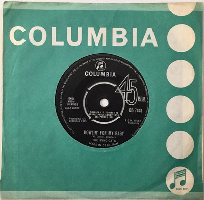 Lot 69 - THE SYNDICATS - HOWLIN' FOR MY BABY 7" (ORIGINAL UK COPY - COLUMBIA DB 7441)