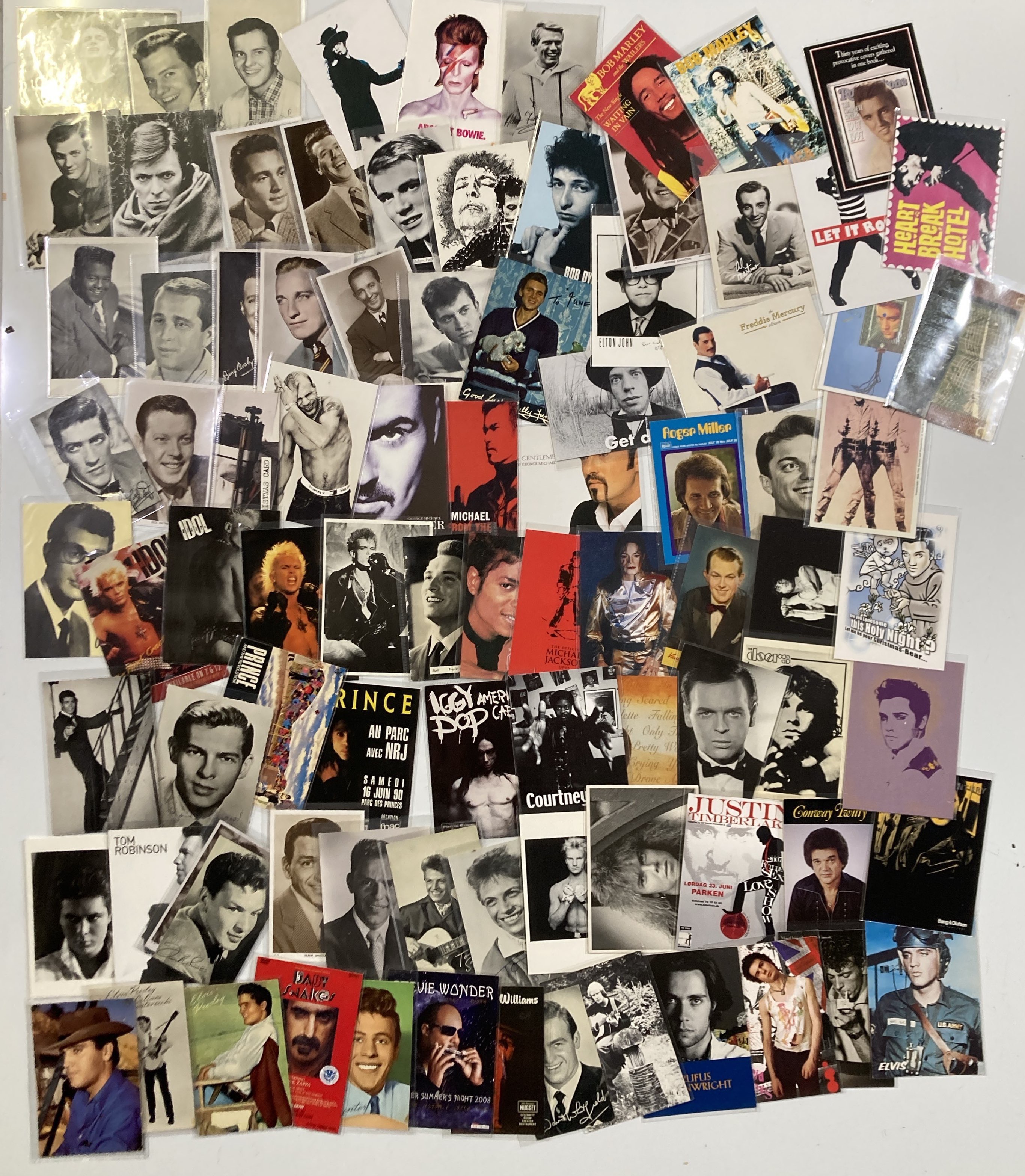 Lot 83 - POPSTAR PHOTOGRAPHS AND POSTCARDS.