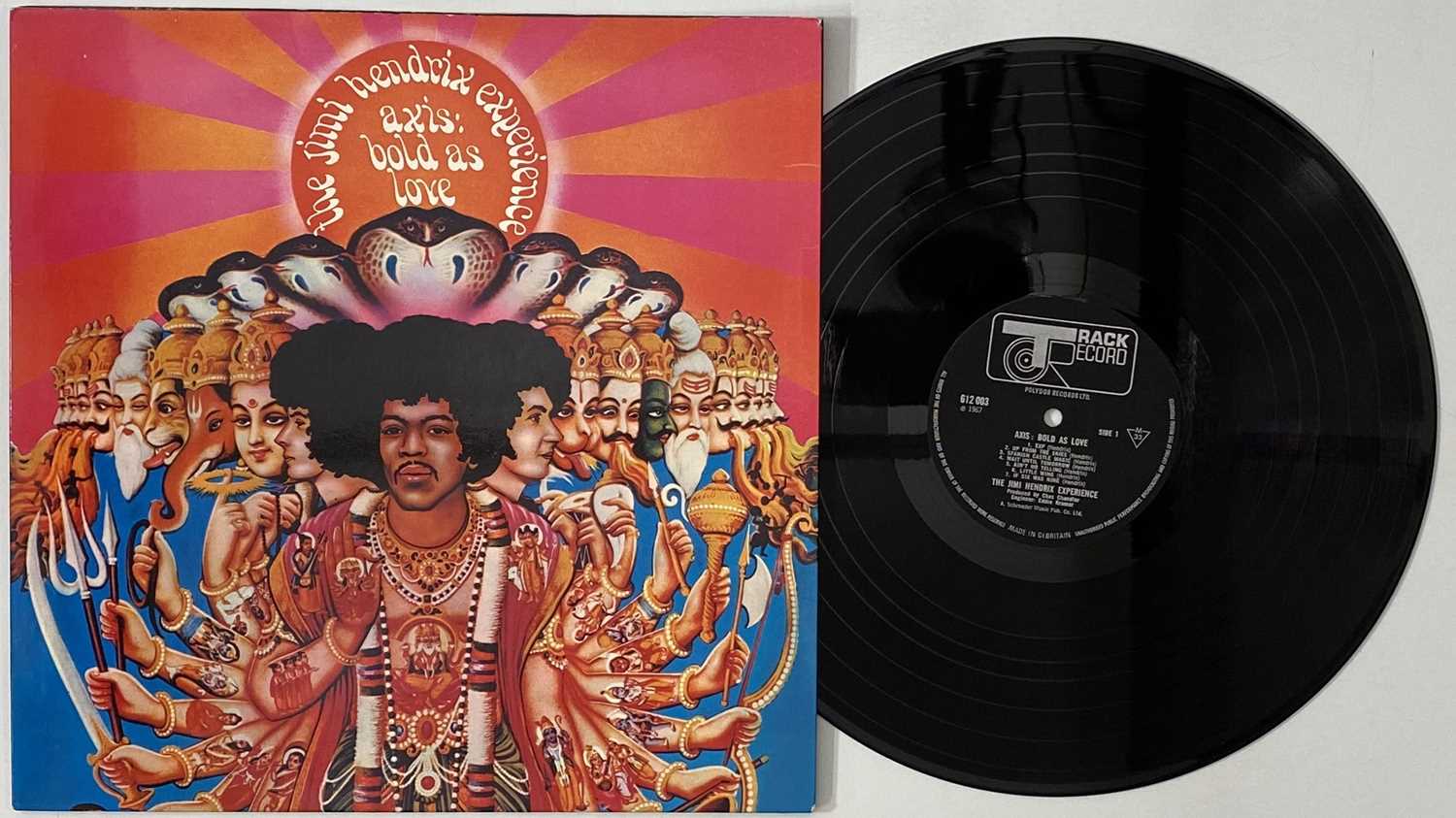 Lot 71 - Jimi Hendrix - Axis: Bold As Love Lp