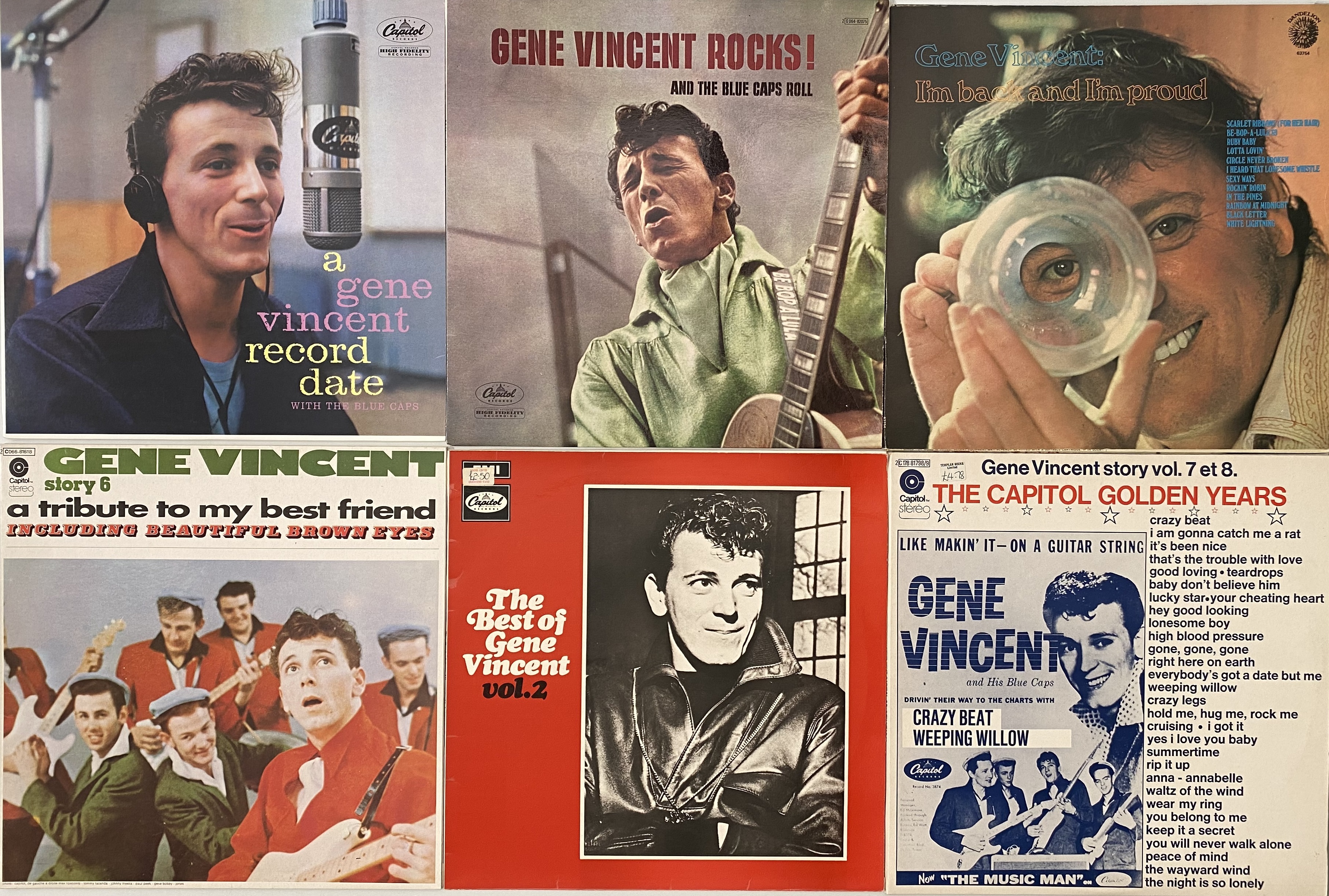 Gene Vincent ピクチャーレコード Gene Vincent New, Cheap & Rare Vinyl Records, CDs, LP Albums