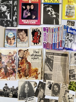 Lot 89 - THE BEATLES - BOOKS, NEWSPAPERS AND CUTTINGS ARCHIVE.