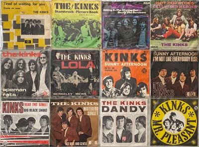 Lot 760 - KINKS / RELATED - 7" COLLECTION