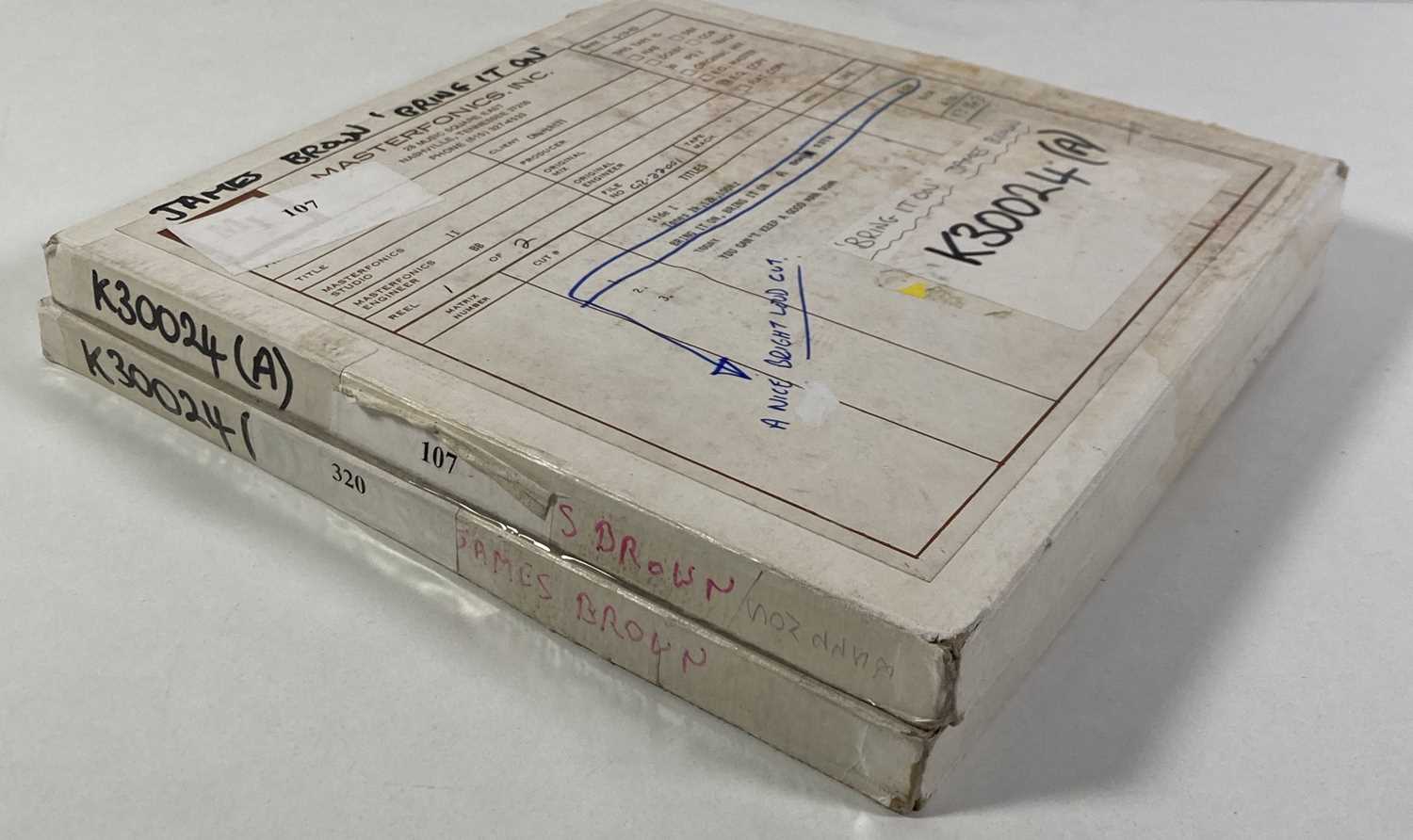 Lot 455 - JAMES BROWN - BRING IT ON MASTER TAPES.