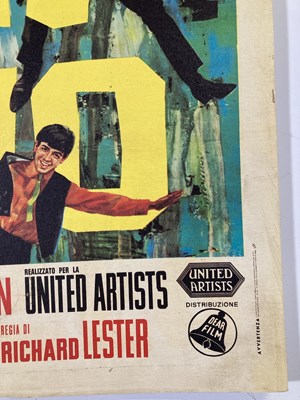 Lot 120 - THE BEATLES - ITALIAN POSTERS ON BOARD.