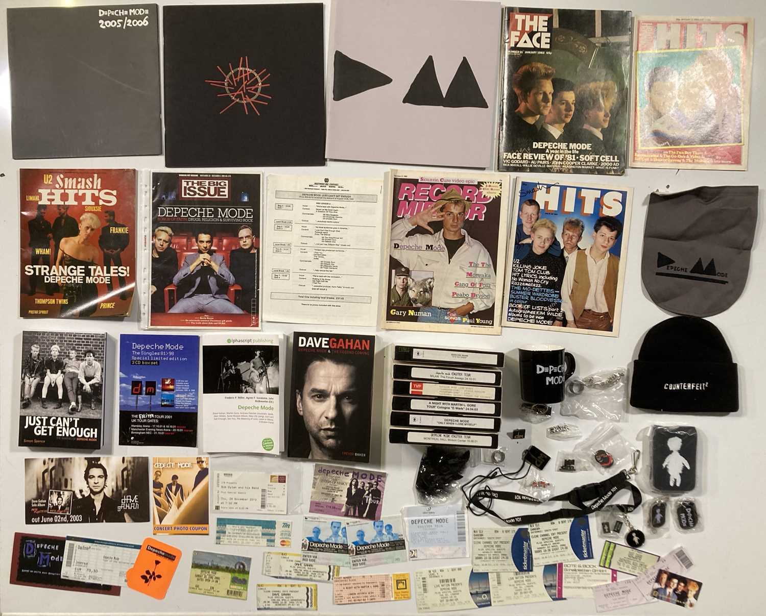 Lot 77 - DEPECHE MODE - MEMORABILIA AND COLLECTABLES.