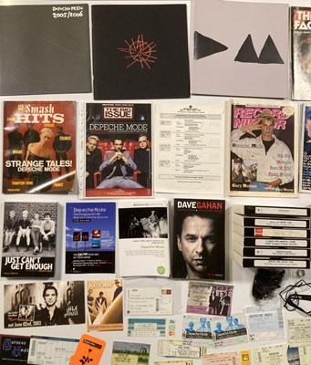 Lot 77 - DEPECHE MODE - MEMORABILIA AND COLLECTABLES.