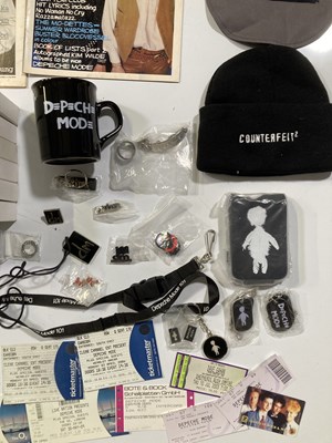 Lot 77 - DEPECHE MODE - MEMORABILIA AND COLLECTABLES.