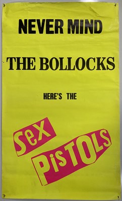Lot 575 - THE SEX PISTOLS - NEVER MIND THE BOLLOCKS ORIGINAL BILLBOARD POSTER.