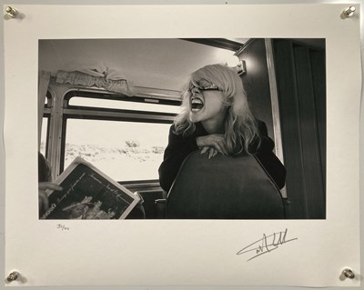 Lot 146 - MARTYN GODDARD - DEBBIE HARRY / BLONDIE, LIMITED EDITION, SIGNED PHOTOGRAPH.