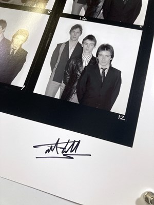 Lot 421 - THE JAM - LIMITED EDITION SIGNED PHOTOGRAPH OF THE 'DAVID WATTS' COVER.