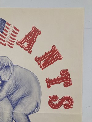 Lot 121 - THE BEATLES - LENNON INTEREST - ELEPHANT'S MEMORY ORIGINAL PROMO POSTER.