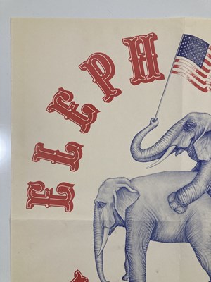 Lot 121 - THE BEATLES - LENNON INTEREST - ELEPHANT'S MEMORY ORIGINAL PROMO POSTER.