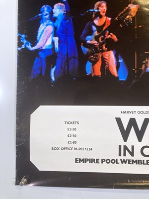 Lot 122 - PAUL MCCARTNEY / WINGS - ORIGINAL 1976 CONCERT POSTER.