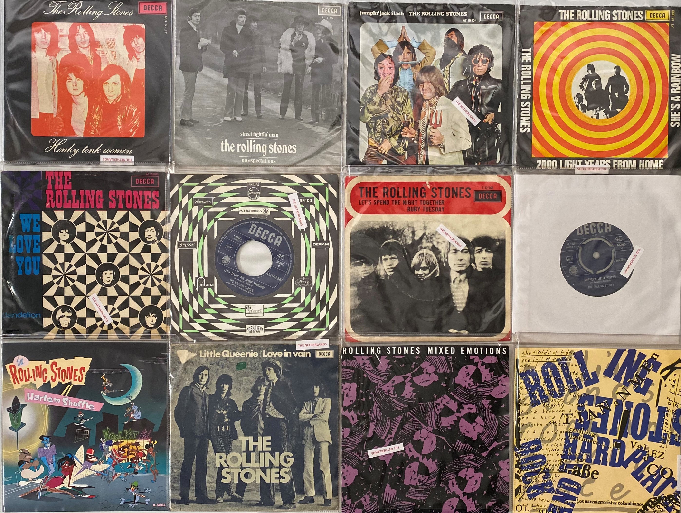 Lot 866 - The Rolling Stones - Dutch Pressings - 7