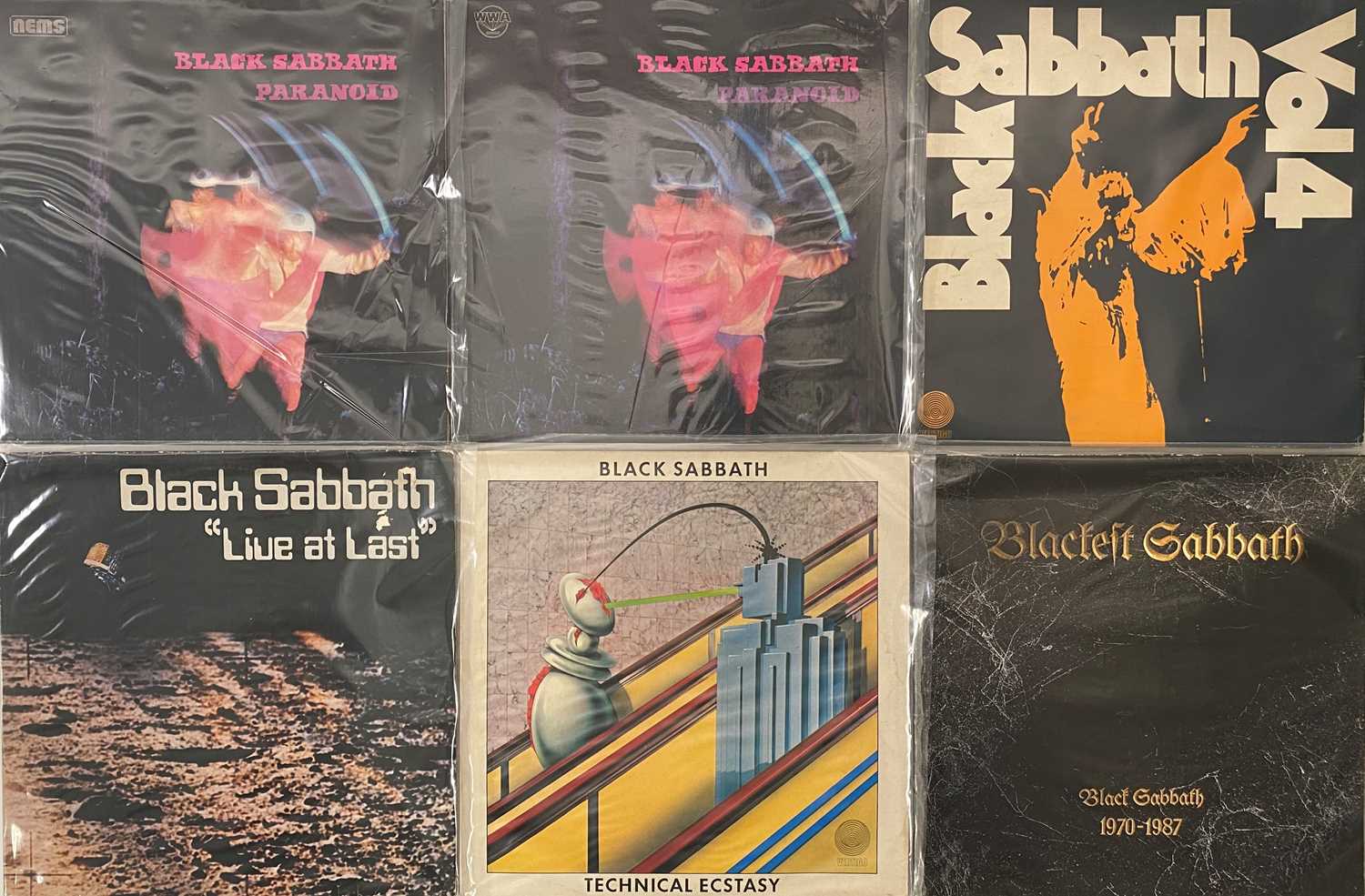 Lot 833 - BLACK SABBATH/ OZZY - LP PACK