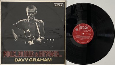 Lot 837 - DAVY GRAHAM - FOLK, BLUES & BEYOND LP (UK ORIGINAL MONO - DECCA LK.4649)