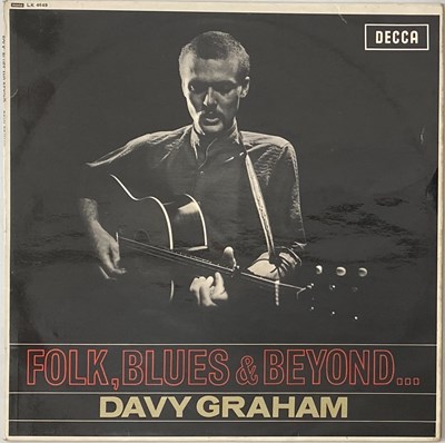 Lot 837 - DAVY GRAHAM - FOLK, BLUES & BEYOND LP (UK ORIGINAL MONO - DECCA LK.4649)