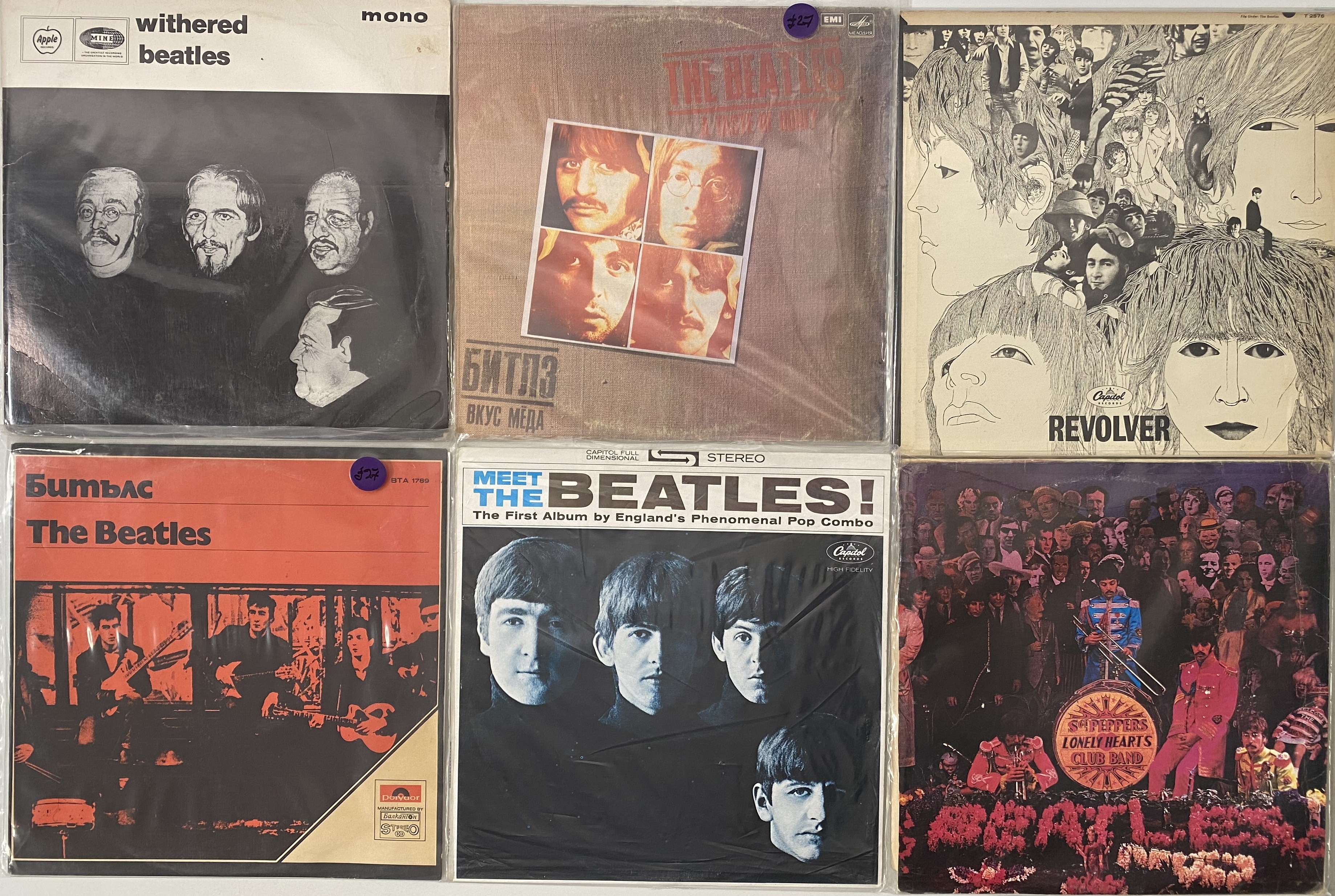 BEATLESビートルズ☆withered ブート2LP盤レコード