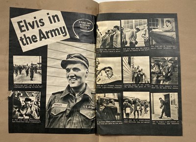Lot 394 - ELVIS PRESLEY SCRAPBOOKS AND CUTTINGS.