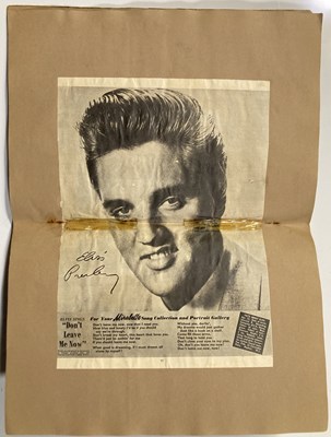 Lot 394 - ELVIS PRESLEY SCRAPBOOKS AND CUTTINGS.