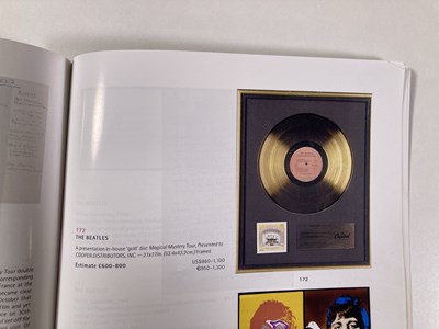 Lot 126 - THE BEATLES - IN HOUSE PRESENTATION AWARD FOR MAGICAL MYSTERY TOUR.