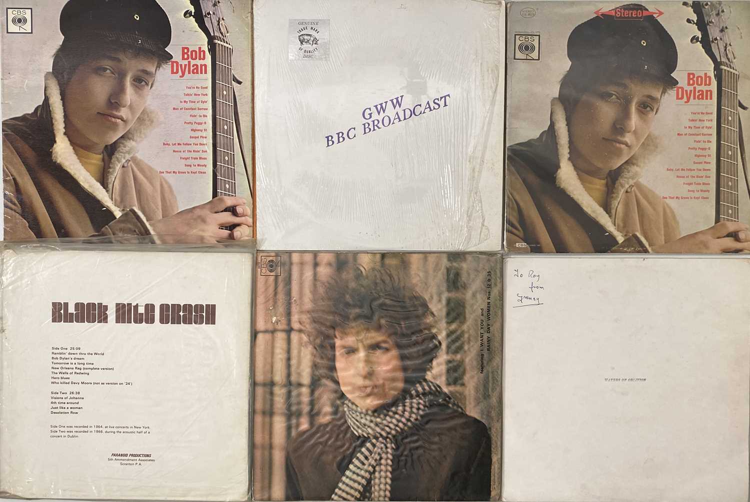 Lot 901 - BOB DYLAN - LP COLLECTION INCLUDING RARITIES