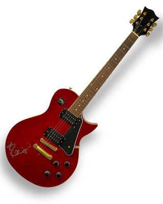 Lot 289 - LENNY KRAVITZ - A SIGNED GUITAR.