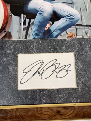 Lot 290 - JON BON JOVI - SIGNED DISPLAY.