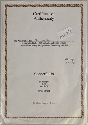 Lot 290 - JON BON JOVI - SIGNED DISPLAY.