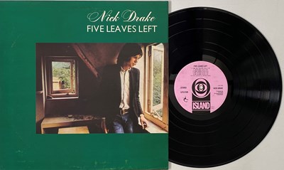 Lot 82 - NICK DRAKE - FIVE LEAVES LEFT LP (ORIGINAL UK PRESSING - ISLAND ILPS 9105).