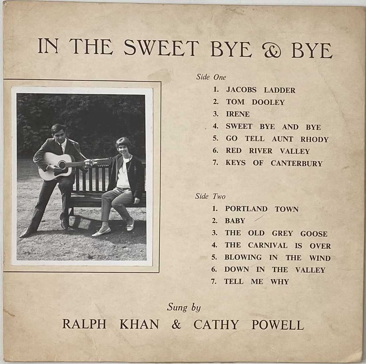 Lot 84 - RALPH KHAN & CATHY POWELL - IN THE SWEET BYE