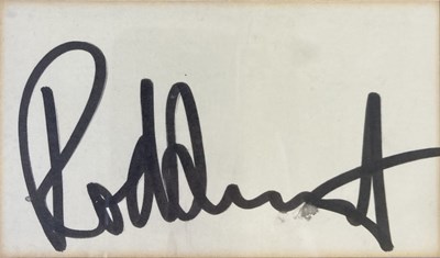 Lot 291 - ROD STEWART - SIGNED DISPLAY.