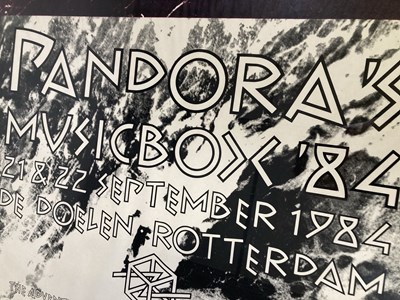 Lot 213 - THE FALL / TOM VERLAINE  / PSYCHIC TV - A 1984 DUTCH FESTIVAL POSTER.